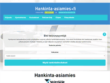 Tablet Screenshot of hankinta-asiamies.fi